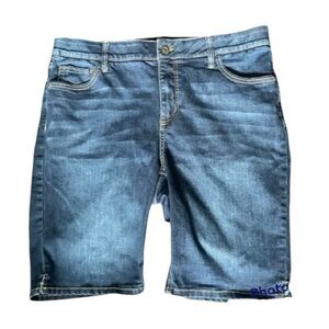 Liz Claiborne Mid-Rise Denim Shorts